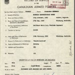 Alexander's discharge papers