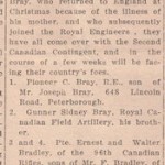 "Five Young Men From Peterborough Come Back From Kenora to England To Fight For the Empire"