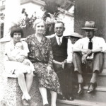Shirley holding baby Lucille, Mary Ann, Frederick Charles, and Harold